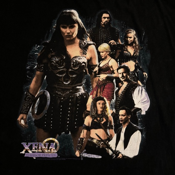 Vintage 90s Xena Warrior Princess Shirt Size 2XL - Picture 3 of 4